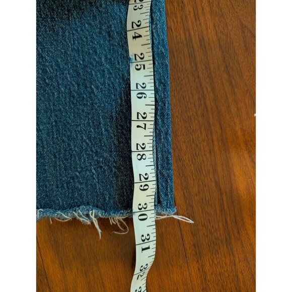 Abercrombie & Fitch Ultra High Rise The 90s Slim Straight Blue Jeans 29|8 - Picture 5 of 6